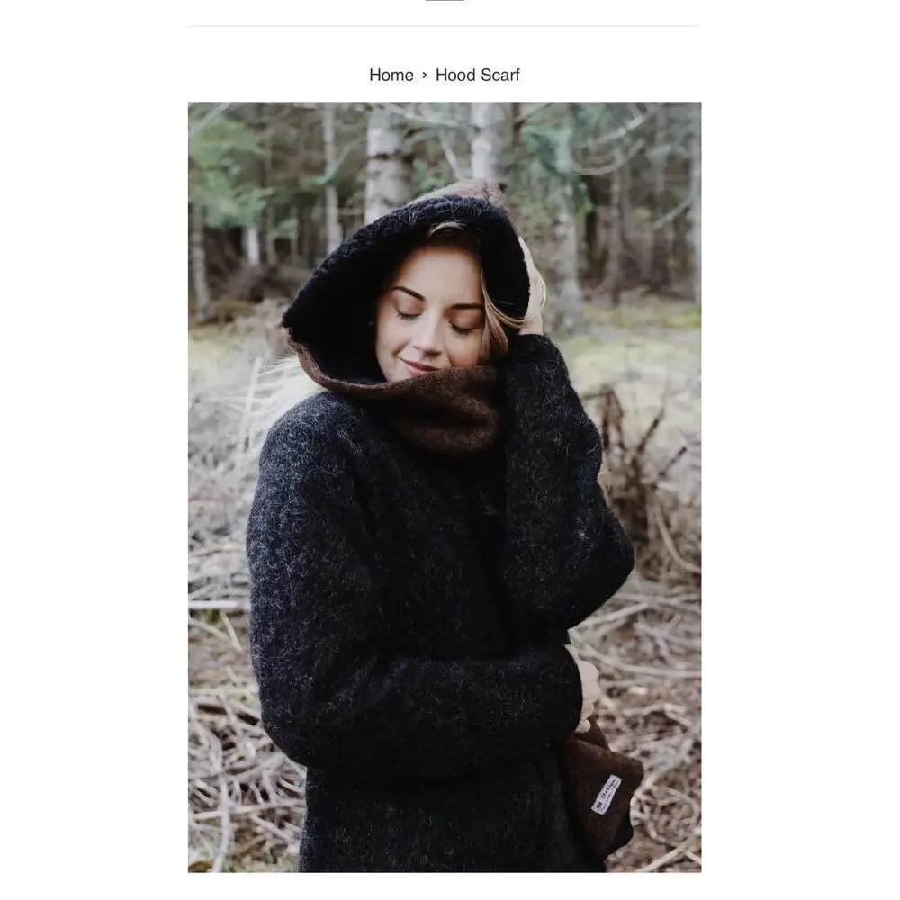 M-Design Icelandic Wool Women’s Hood Scarf